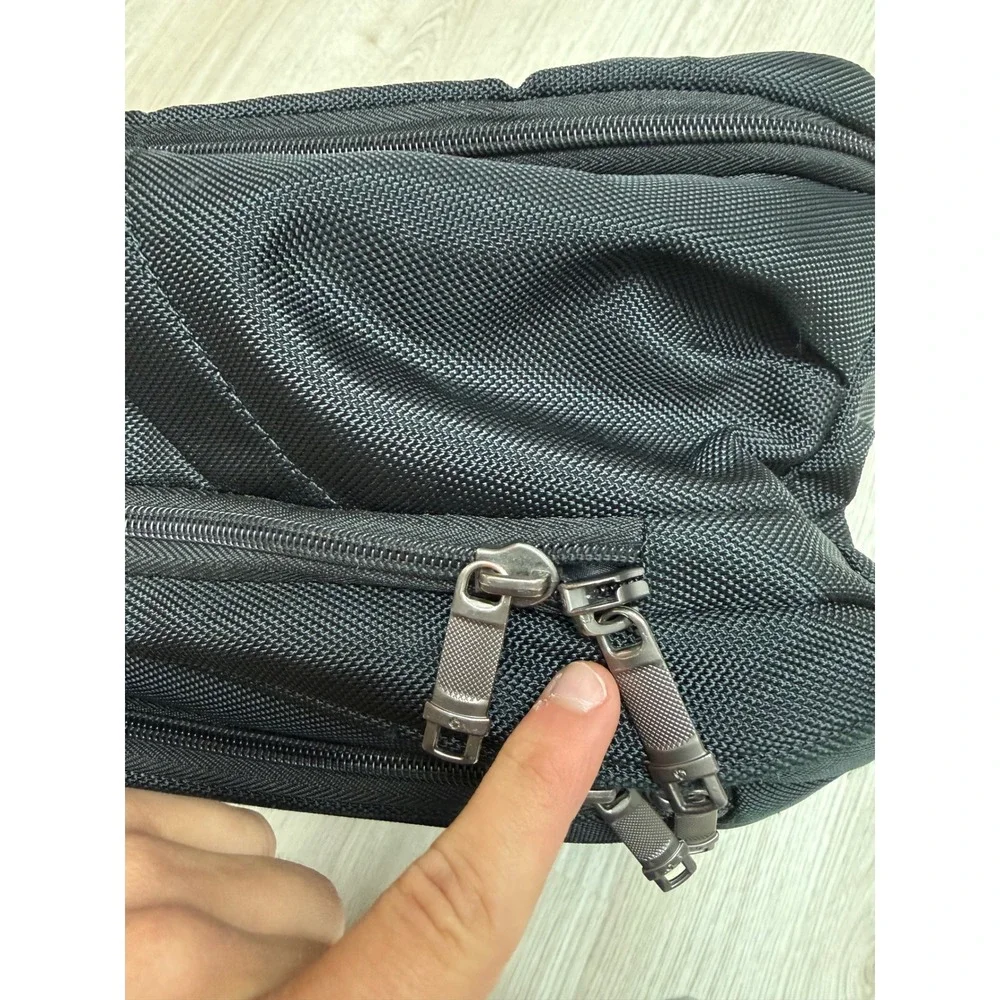 Samsonite Black Ballistic Nylon Laptop Business Backpack RFID Protection Travel